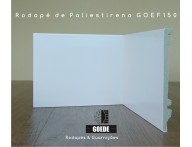 RODAPÉ - MOLDURA IMPERMEÁVEL Barra de 2,40m x 150mm GOEF150